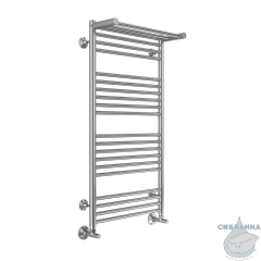 Полотенцесушитель водяной Terminus Аврора П20 50х100 с полкой (нижнее подключение)