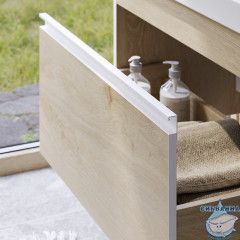 Тумба Aqwella Urban 50 дуб давос с раковиной Фостер 50