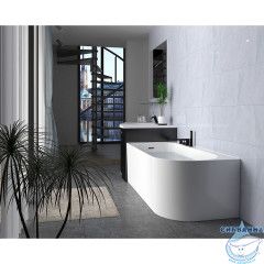 Акриловая ванна Azario Luton 170х80 L