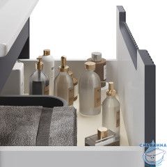 Тумба Dreja Euphoria 60 с раковиной  Эйфория 60 серый базальт