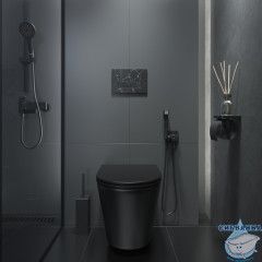 Кнопка смыва Iddis On-X ONX01B0i77 черный мрамор