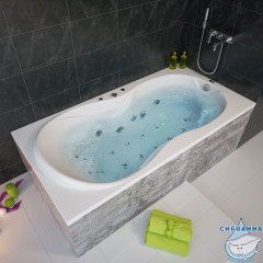 Акриловая ванна Aquatek Мартиника 180х90 с каркасом