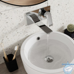 Встраиваемый смеситель для раковины Lopau 3230 (хром)