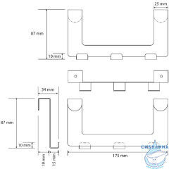 Крючок Bemeta Neo 101106225