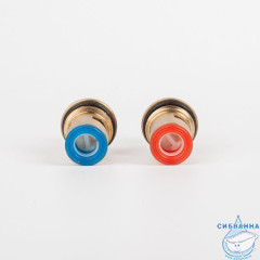 Кран-буксы разнонаправленные, керамика, 180°, 20 зубцов, G1/2", M24, h=49 мм, 2 шт, IDDIS, 998CR490SM