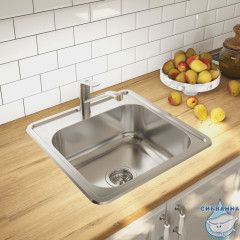 Кухонная мойка Iddis Strit S 49 STR48S0i77 шелк