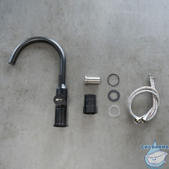 Смеситель для кухни Lemark Expert LM5079BL (черный матовый)