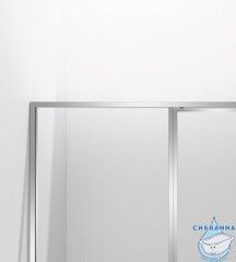 Душевое ограждение Vincea Слим 90x90 профиль хром, стекло прозрачное VSR-4SLP9090CL