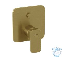 Встраиваемый смеситель для ванны Kludi Renon 42759N075 (брашированное золото)