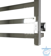 Полотенцесушитель электрический Санприз Контур П10 50Х100 U (хром) (подключение универсальное)