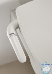 Сиденье для унитаза Jacob Delafon Odeon Up с функцией биде Soft Close (микролифт) быстросъемное 97301-0