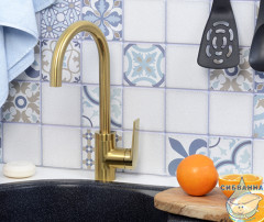 Смеситель для кухни Wasserkraft  Aisch 5507 (золото)