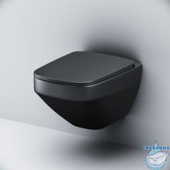 Унитаз подвесной безободковый AM.PM Inspire C50A1700MBSC с сиденьем Soft Close (микролифт)