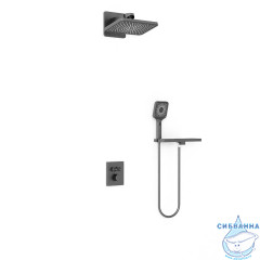 Душевая система Vincea Inspire 320 1 режим VSFW-3I21MT4RGM (вороненая сталь)