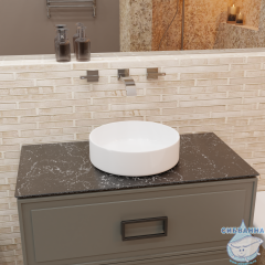 Раковина на столешницу 36 см Charus Teolo 700-011W