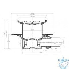 Дренажный трап для душа Pestan Confluo Standard 13000070