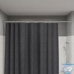 Карниз для ванной комнаты, 110-200 см, хром глянцевый, Elegante, IDDIS, RSC0120i14
