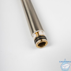 Излив для смесителя, кухня, J-образный, нерж. сталь, 176х217 мм, поворотный, сатин, IDDIS, 995J18S5SM