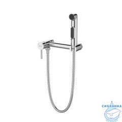 Смеситель с гигиеническим душем на эксцентриках, хром глянцевый, Tidy, Milardo, TIDSB15M08