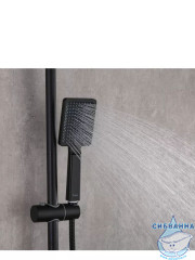 Душевая система Frap F24007-6 300 1 режим (черный)