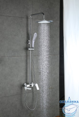 Душевая система Gappo G2448 230 1 режим (хром/белый)