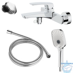 Смеситель для ванны Azario Conda AZ-K3011 (хром)