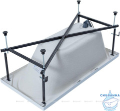 Акриловая ванна Aquanet Nord 140x70 с каркасом