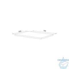 Столешница Iddis Optima Home 70 см орех OPH70BMi89