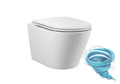 Унитаз подвесной безободковый Aquatek Вега AQ1904T-00 с сиденьем Soft Close (микролифт)