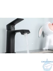 Смеситель для раковины Frap F1071-6 (черный матовый)