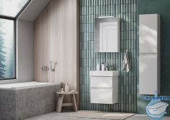 Зеркальный шкаф Roca Oleta 50 L белый матовый A857643501