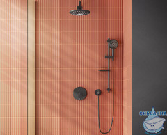 Душевой гарнитур Vitra Bliss 3F A4574336EXP 3 режима (черный матовый)