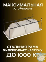 Акриловая ванна New Line Sanitary Modern 180x75 с каркасом