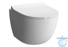 Унитаз подвесной безободковый Vitra Sento Rim-Ex 7748B003-0075 с сиденьем Soft Close (микролифт)
