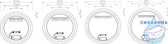 Зеркало Ravak Orbit  50 X000001573