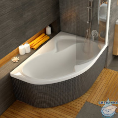 Акриловая ванна Ravak Rosa II 170x105 L с ножками