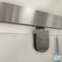 Душевое ограждение Тритон Дека 100x100 профиль графит, стекло прозрачное Щ0000073926 (с поддоном)