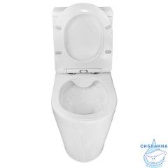 Унитаз напольный безободковый Azario Flin с бачком и сиденьем Soft Close (микролифт) AZ-1363C