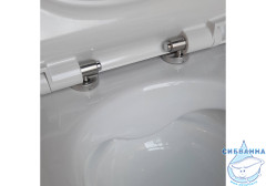 Унитаз подвесной безободковый Aquatek Поларис AQ0700-01 (с сиденьем Soft Close (микролифт)