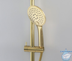 Душевая система Wasserkraft 300 1 режим  A17101 (золото)