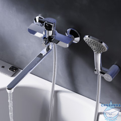 Смеситель для ванны AM.PM X-Joy F85A95000 с аксессуарами (хром)