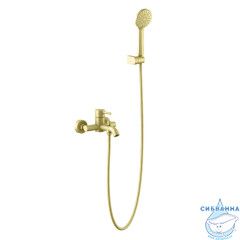 Смеситель для ванны Aquatek Европа AQ1349BG (золото шлифованное)