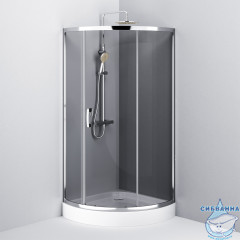 Душевое ограждение AM.PM Like 90x90 W83G-315-090CG64 профиль хром , стекло тонированное (без поддона)