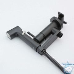 Встраиваемый смеситель с гигиеническим душем Aquatek Ника AQ1819MB (черный матовый )