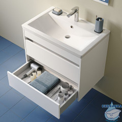 Тумба с умывальником, подвесная, 70 см, белый, Zodiac X, IDDIS, ZDX70W0i95K подходит умыв. 4077000i28