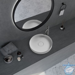 Раковина на столешницу 40 см ABBER Stein AS2604