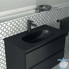 Смеситель для раковины Ideal Standard Cerafine BD131XG (с донным клапаном) (черный матовый)