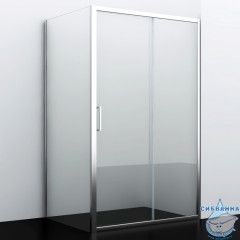 Душевое ограждение Wasserkraft Main 41S15 110x90 профиль хром, стекло прозрачный (без поддона)