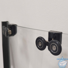 Душевая кабина Тритон Прайм 90x90 профиль черный, стекло прозрачное Щ0000071582