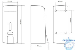 Дозатор для жидкого мыла Bemeta Hotel 121209142